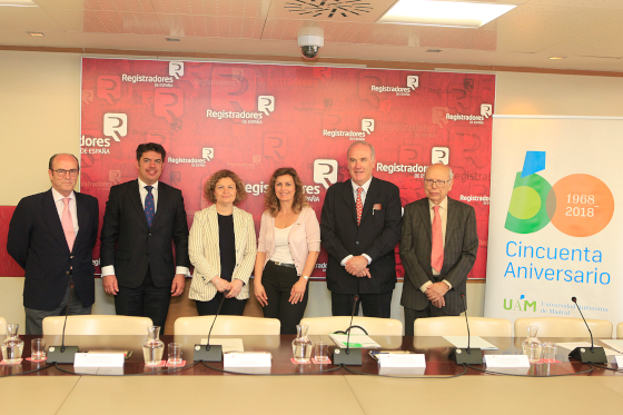 El Colegio de Registradores y la Universidad Autónoma de Madrid crean un Aula para la prevención del blanqueo de capitales 
